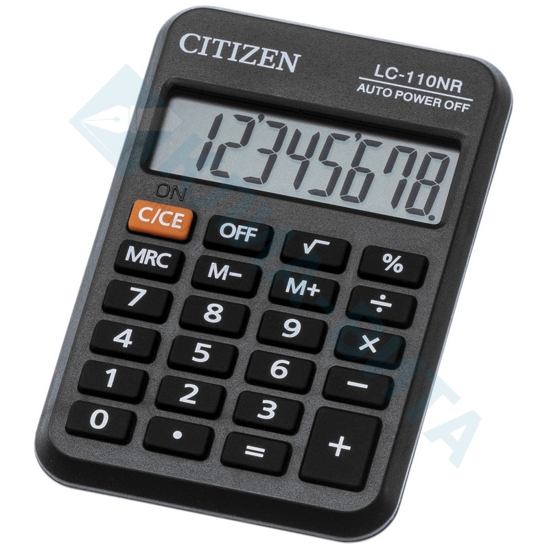 Калькулятор CITIZEN карман. LC-110NR 8 разряд.бата | CLIA-VITA.BY